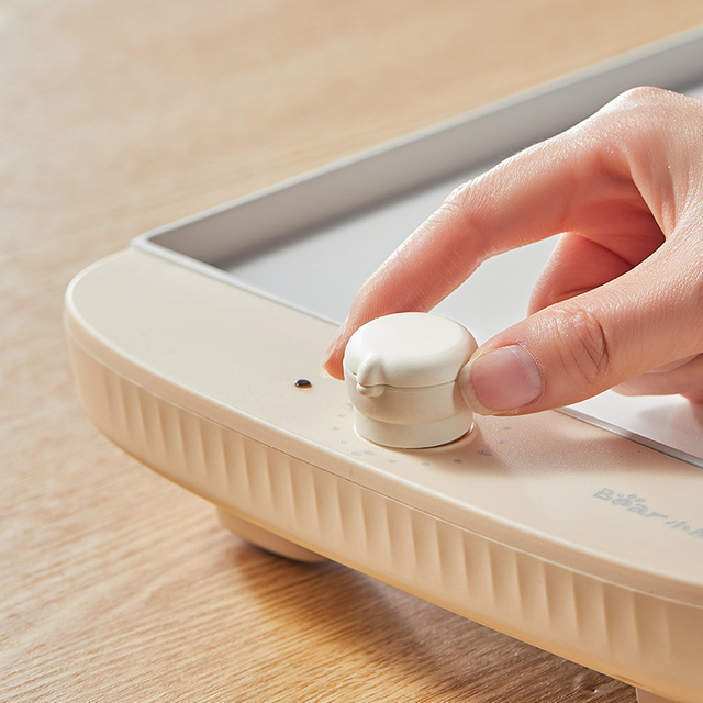 こびりつきにくい平板付き電気グリドル