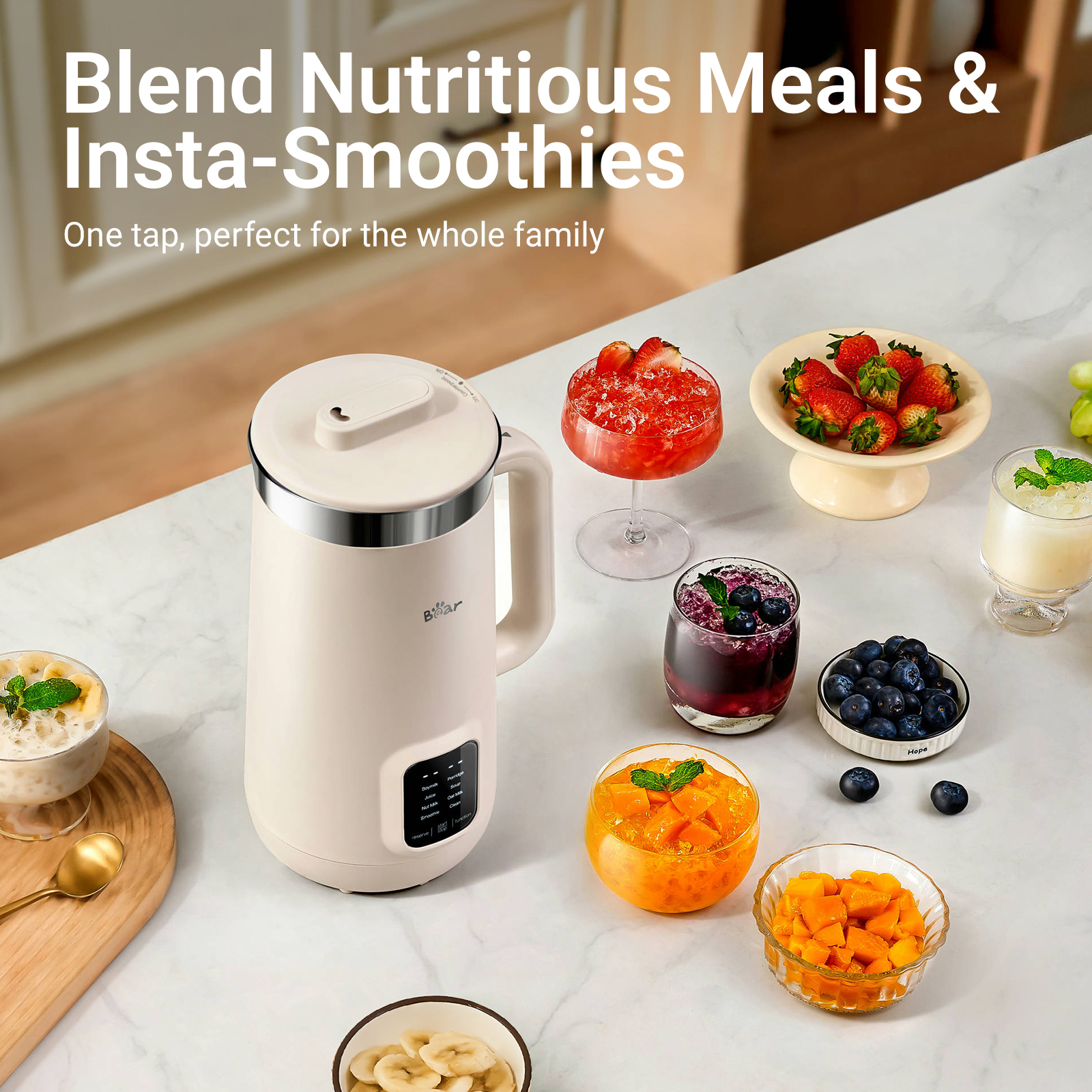 Bear 8 in 1 ナッツミルクメーカーマシン